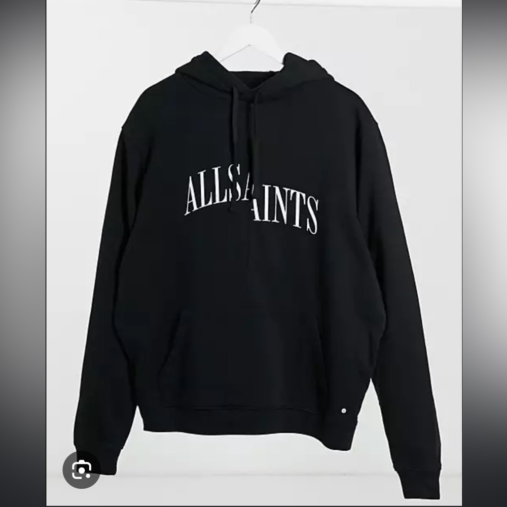 All Saints Dropout Pullover Hoodie
